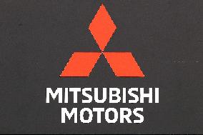 Mitsubishi Motors sign and logo